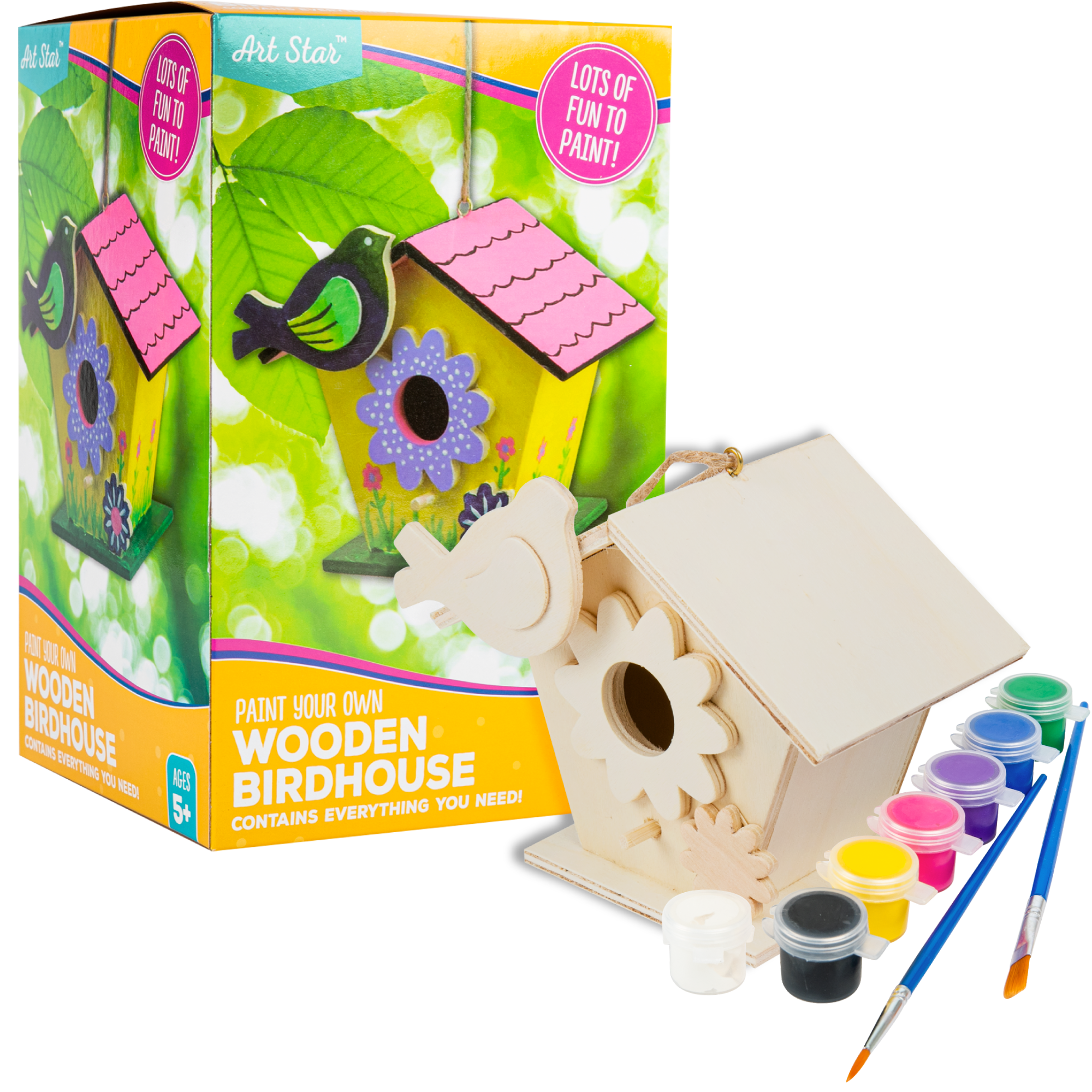 Image of Art Star Paint Your Own Wooden Birdhouse