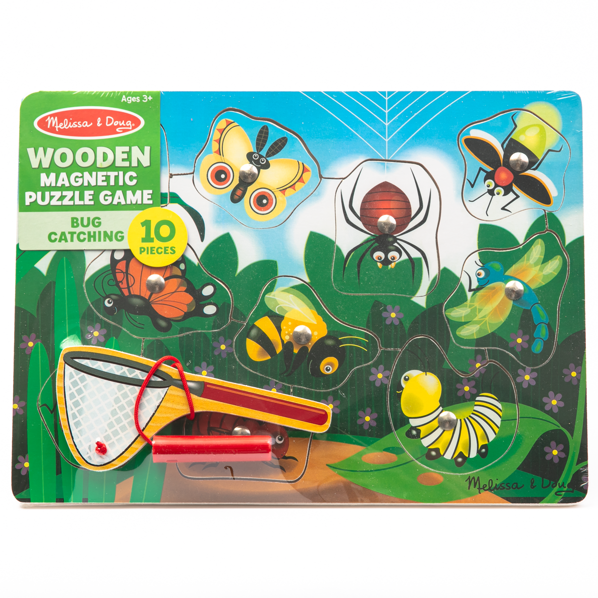 Image of Melissa & Doug - Magnetic Bug Catching Game