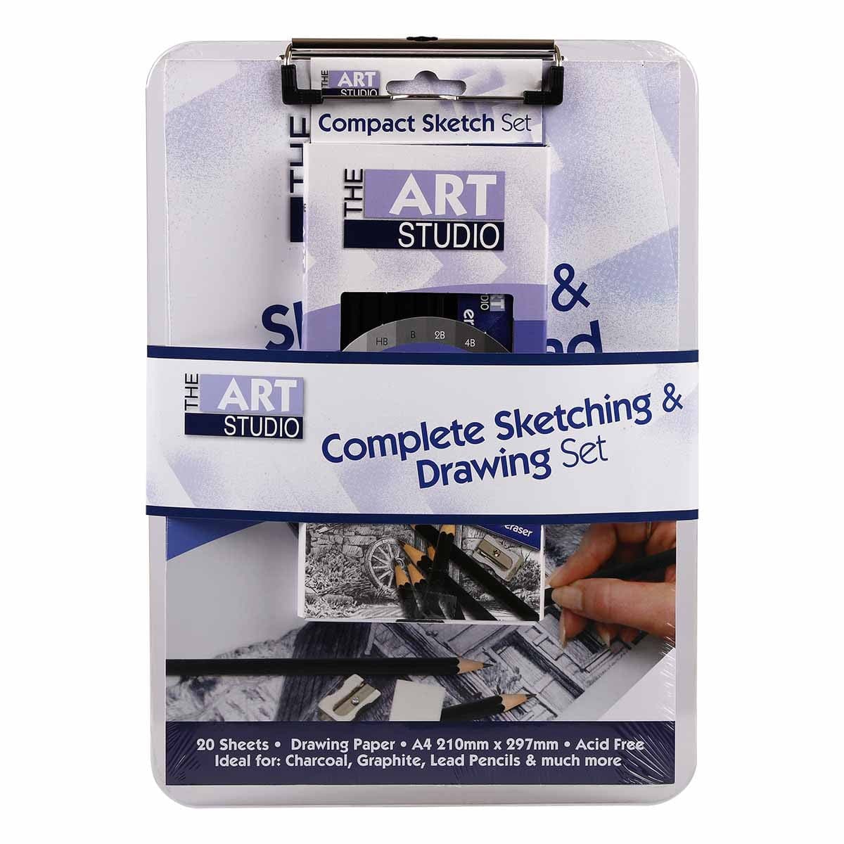 Image of The Art Studio Complete Sketching & Drawing Set