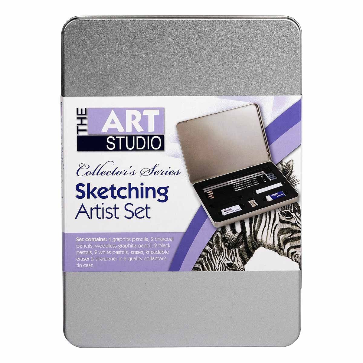 Image of The Art Studio Collector's Series Sketching Artist Tin Set
