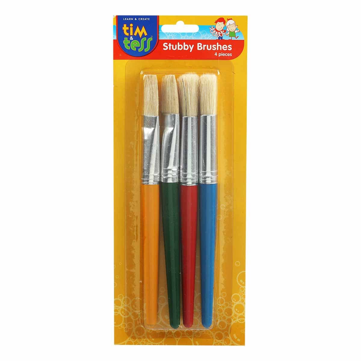 Image of Tim & Tess Stubby Brushes 4 Pieces