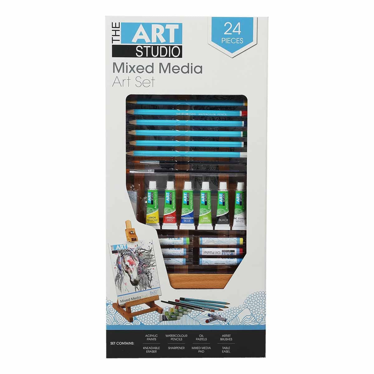 Image of The Art Studio Mixed Media Art Set (24 Pieces)