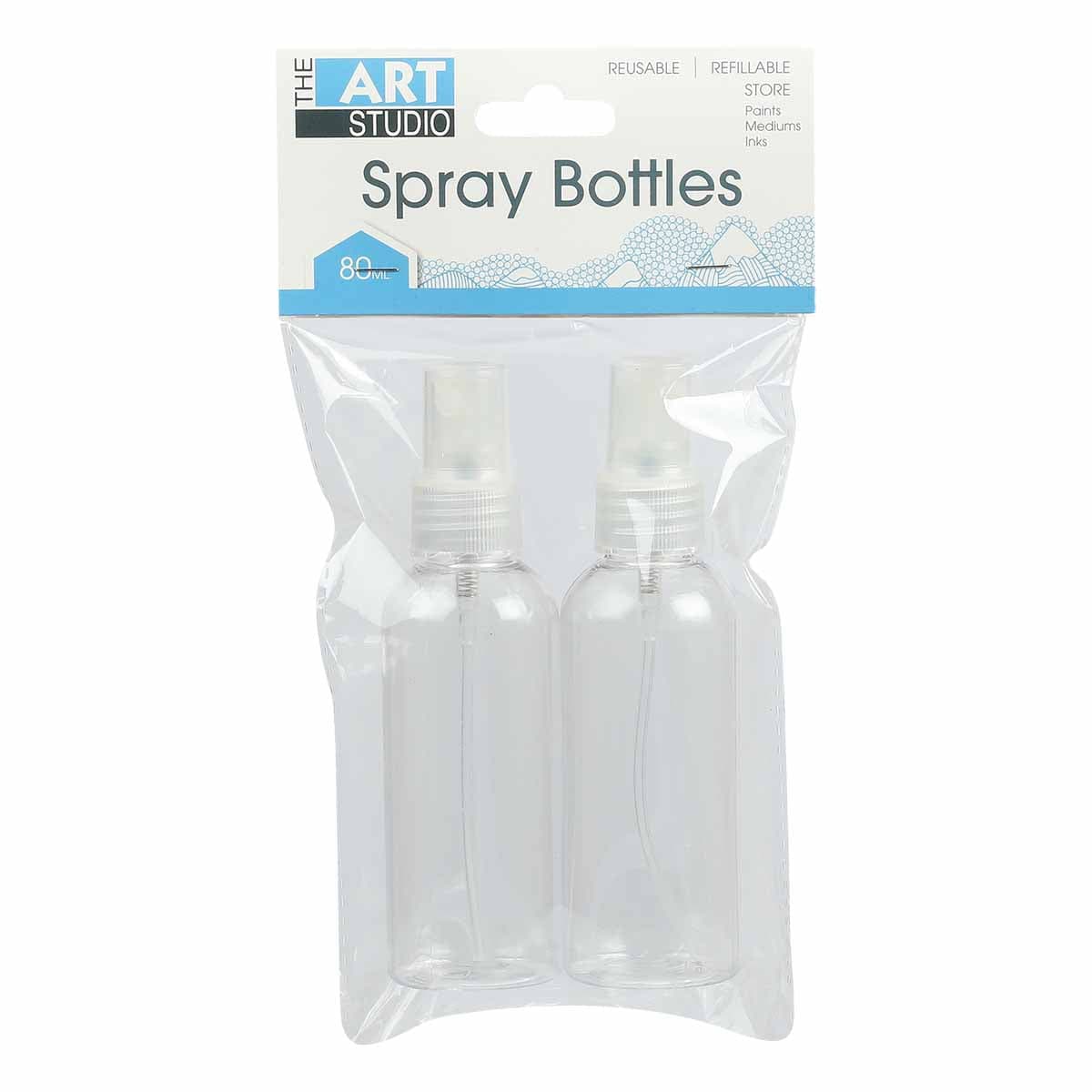 Image of The Art Studio Reusable Spray Bottles 80ml 2 Pack