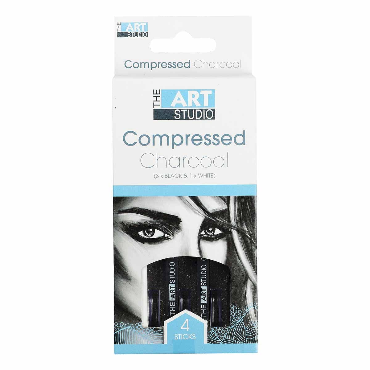 Image of The Art Studio Compressed Charcoal (4 Pieces)