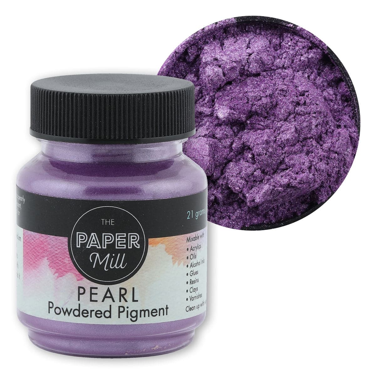 Image of The Paper Mill Pearl Powdered Pigment Lavender 21g