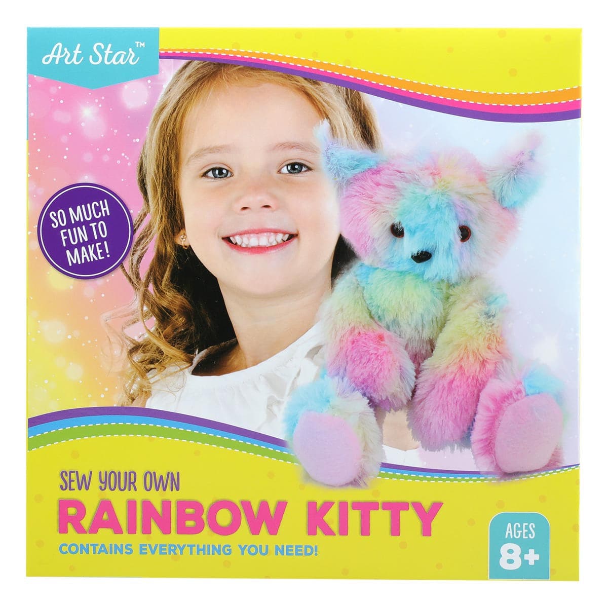Image of Art Star Sew A Rainbow Kitty Kit