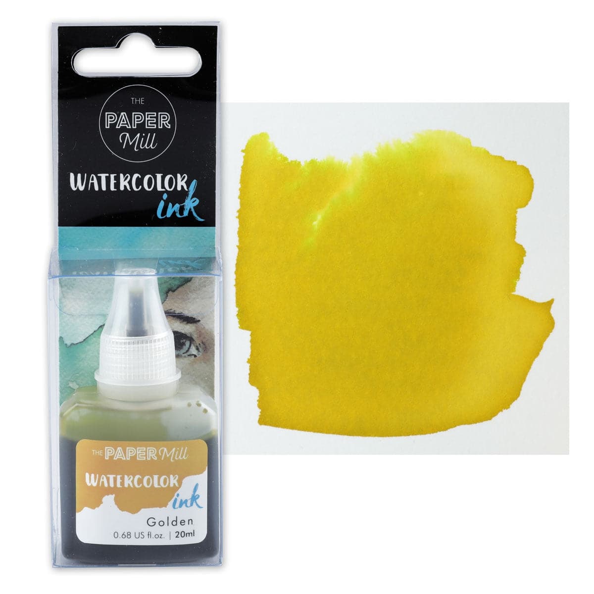 Image of The Paper Mill Watercolour Ink Golden 20ml