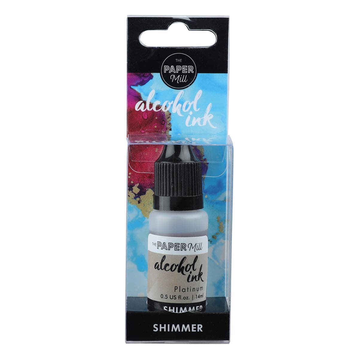 Image of The Paper Mill Shimmer Alcohol Ink Platinum 14ml