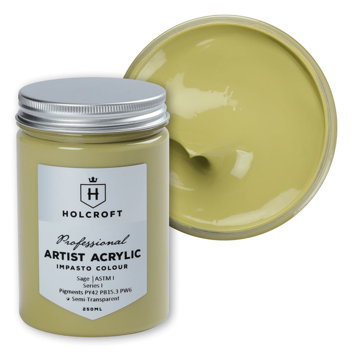 Image of Holcroft Professional Acrylic Paint 250ml Sage S1