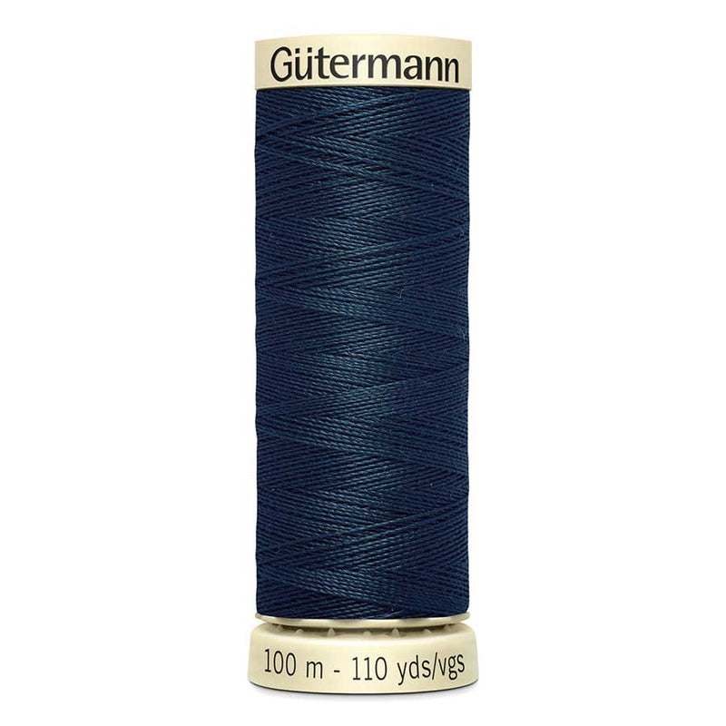 Dark Slate Gray Gutermann Sew-All Polyester Sewing Thread 100mt - 764 - Very Dark Turquoise Sewing Threads