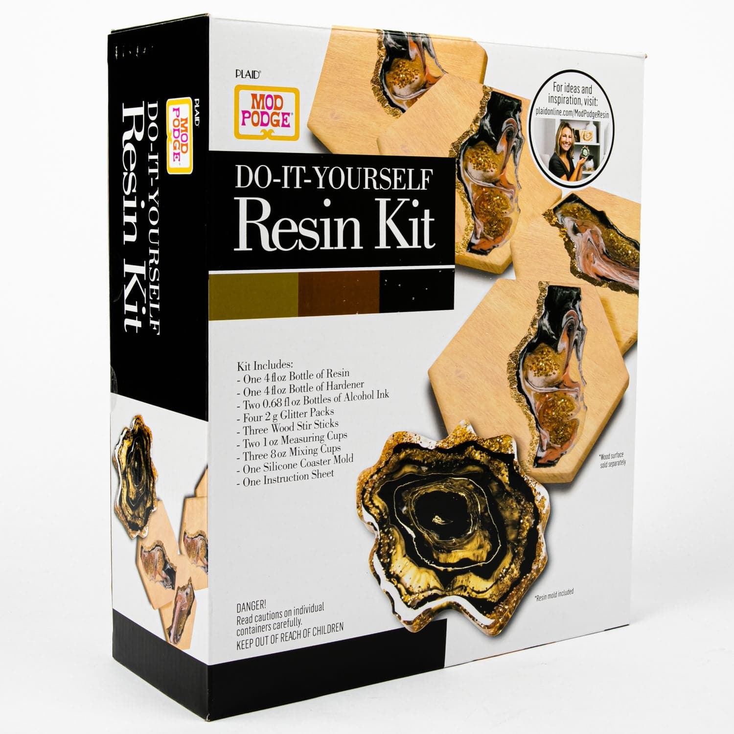 Image of Mod Podge Do-It-Yourself Resin Coaster Kit