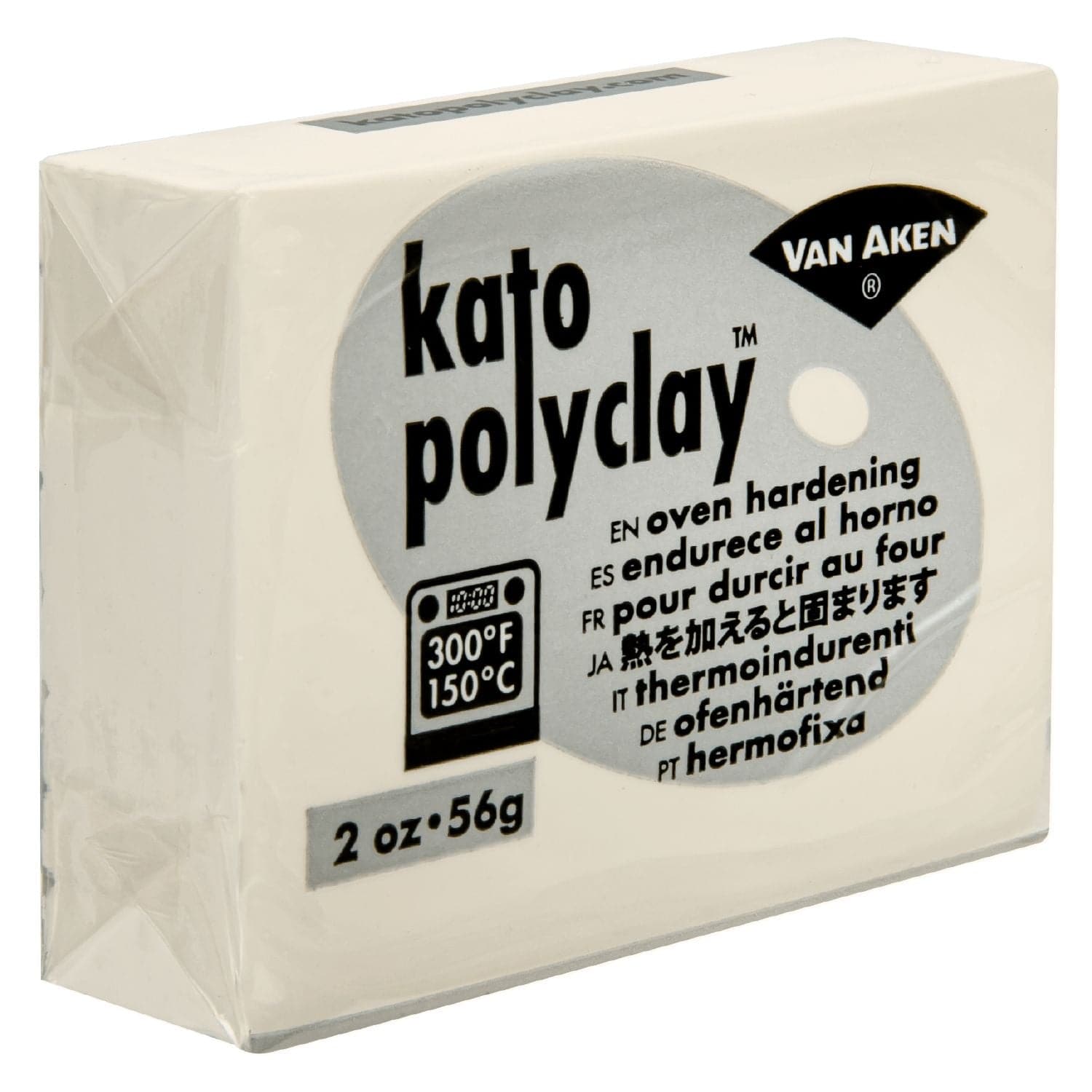 Image of Kato Oven Baked Polymer Clay Polyclay-Translucent 56g