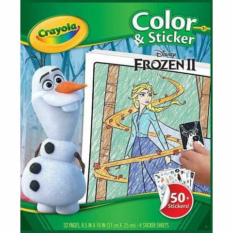 Image of Crayola Color & Sticker Book: Disney Frozen 2