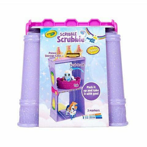 Image of Crayola Scribble Scrubbie Peculiar Pets Palace Playset