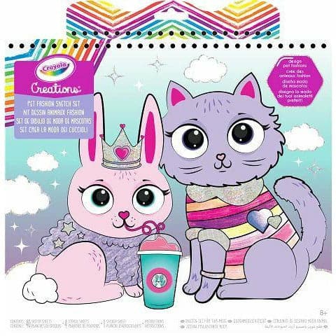 Image of Crayola Pet Fashion Sketch Set