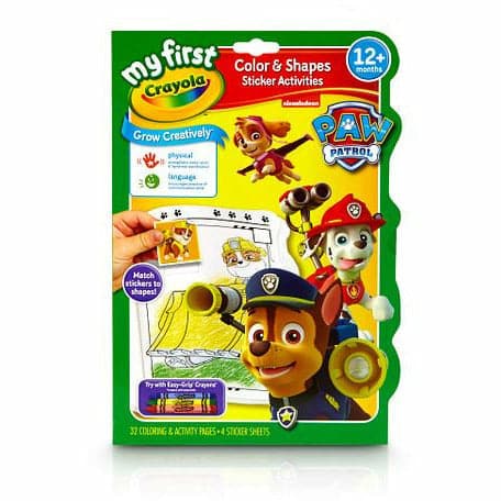 Image of Crayola My First™ Color & Activity Book Paw Patrol