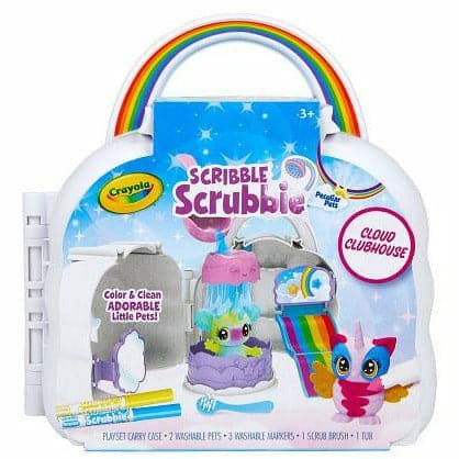 Image of Crayola Scribble Scrubbie Peculiar Pets Cloud Clubhouse