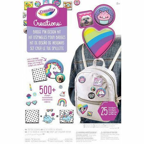 Image of Crayola Badge Pin Design Kit