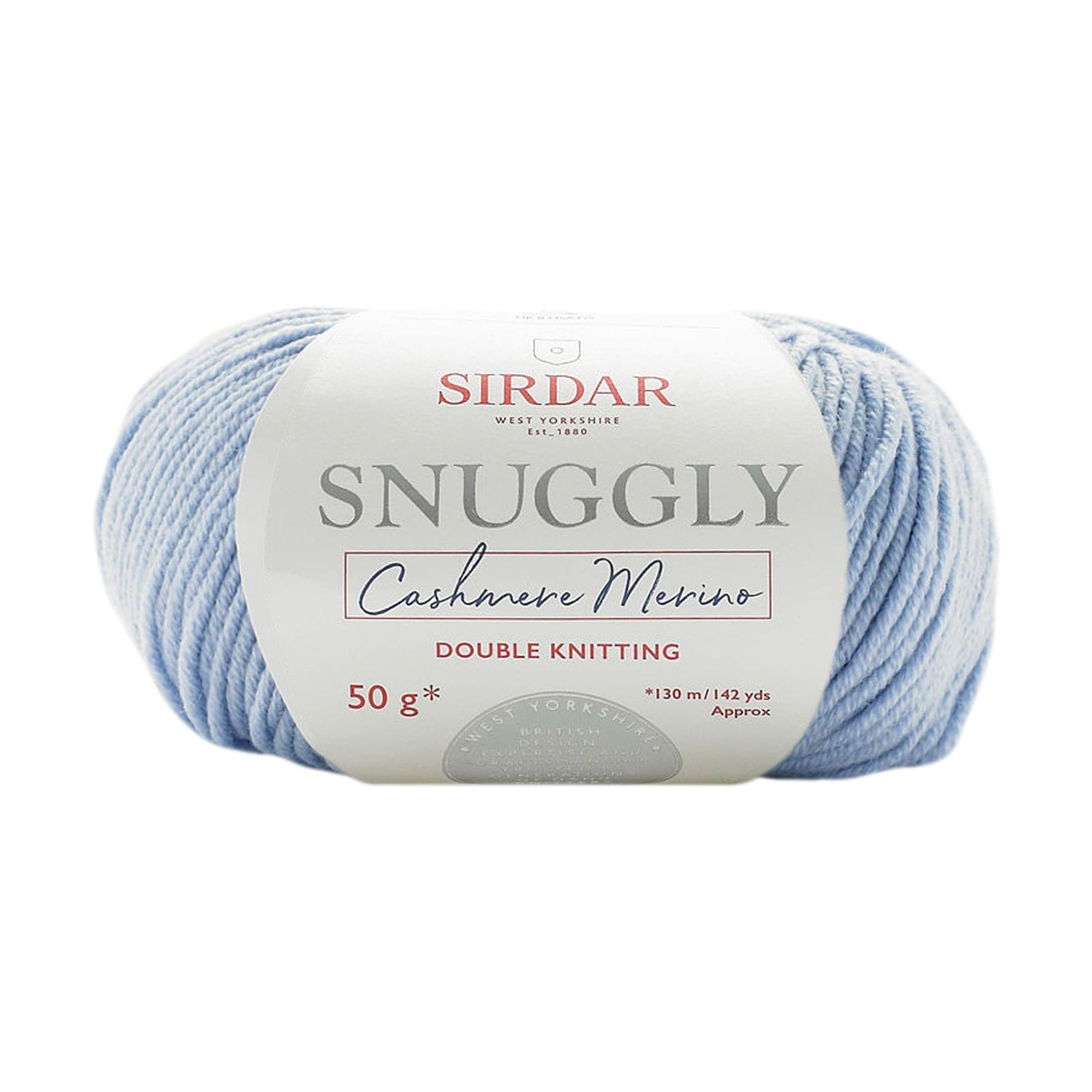 Image of Sirdar Yarn Snuggly Baby Cashmere Merino Dk 57% Wool, 33% Acrylic, 10% Cashmere 50g - 0452 Baby Blue