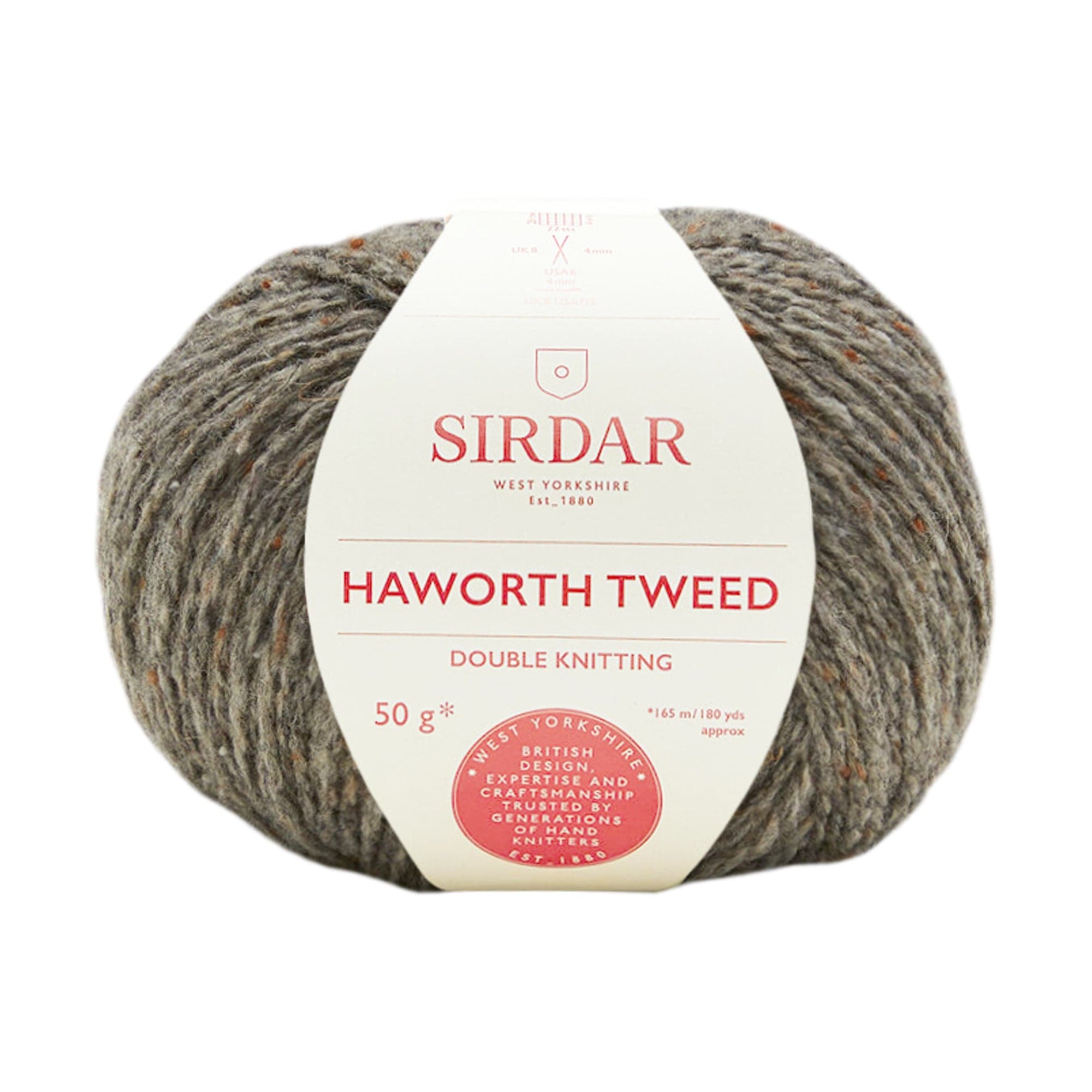 Image of Sirdar Yarn Haworth Tweed - 50% Wool 50% Nylon - 50g - Millstone Grey