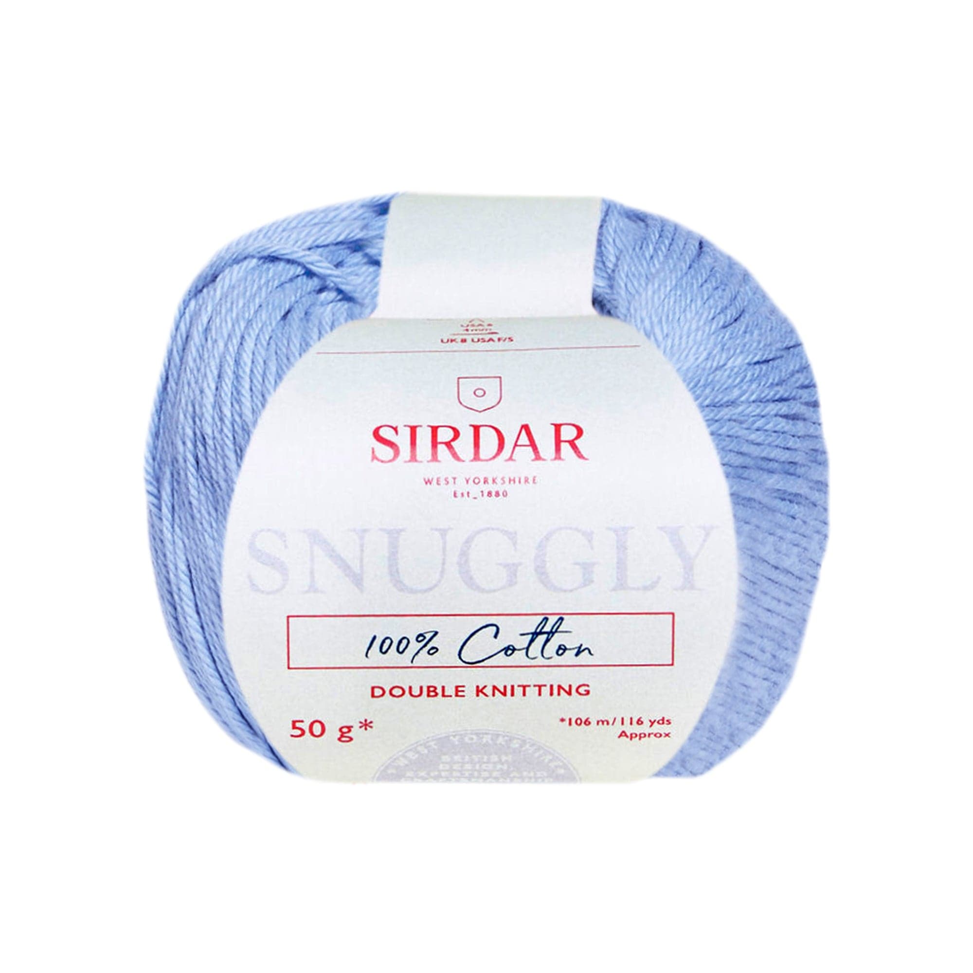 Image of Sirdar Yarn Snuggly 100% Cotton 50g 10Pk - 0751 Sky Blue