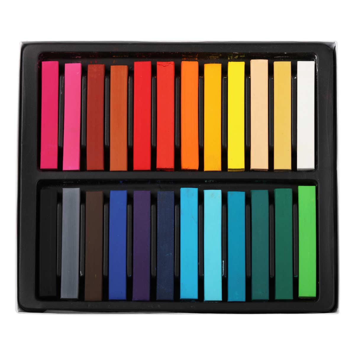 Image of Mungyo Square Soft Pastels Full Size Set of 24