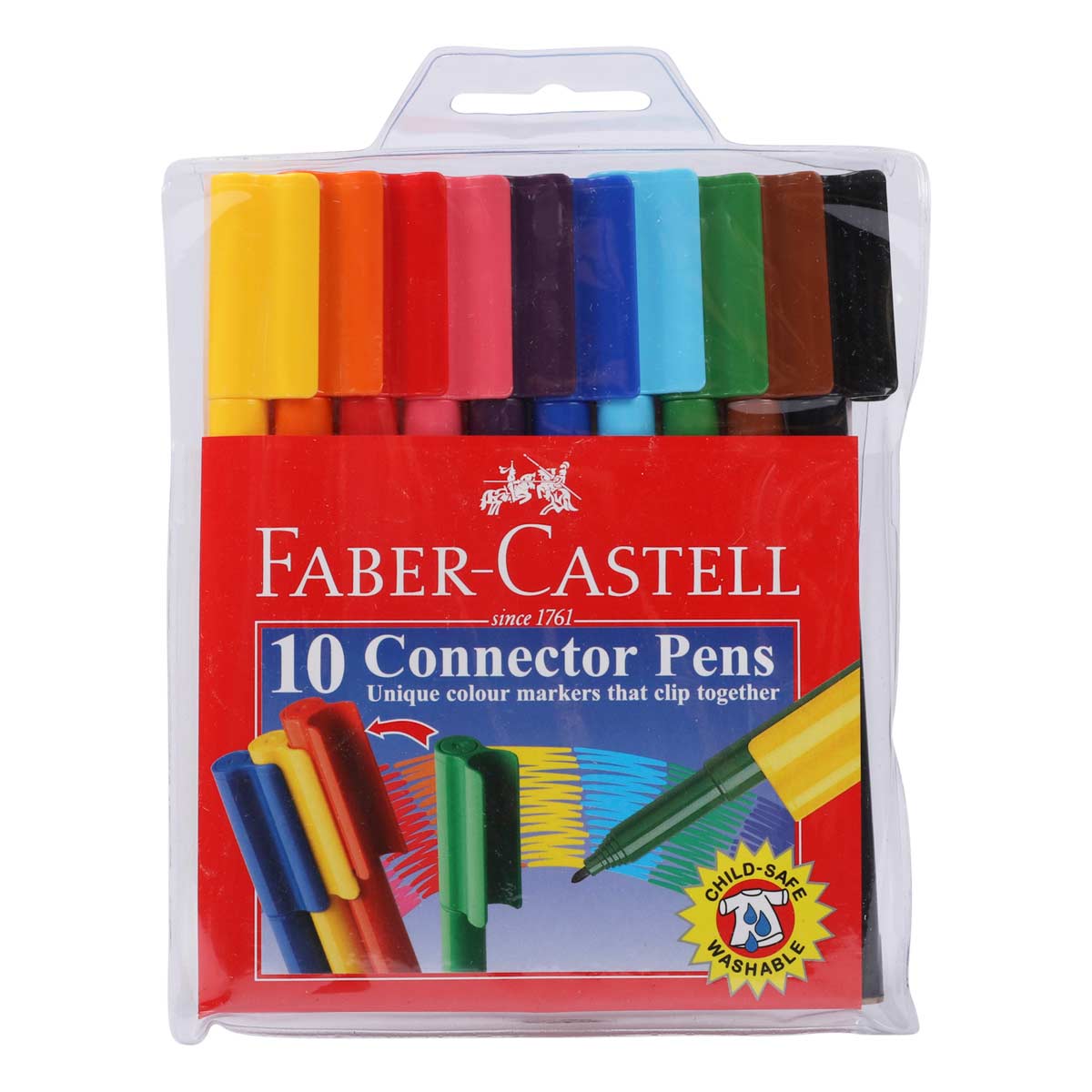 Image of Faber Castell Connector Pens- S/10