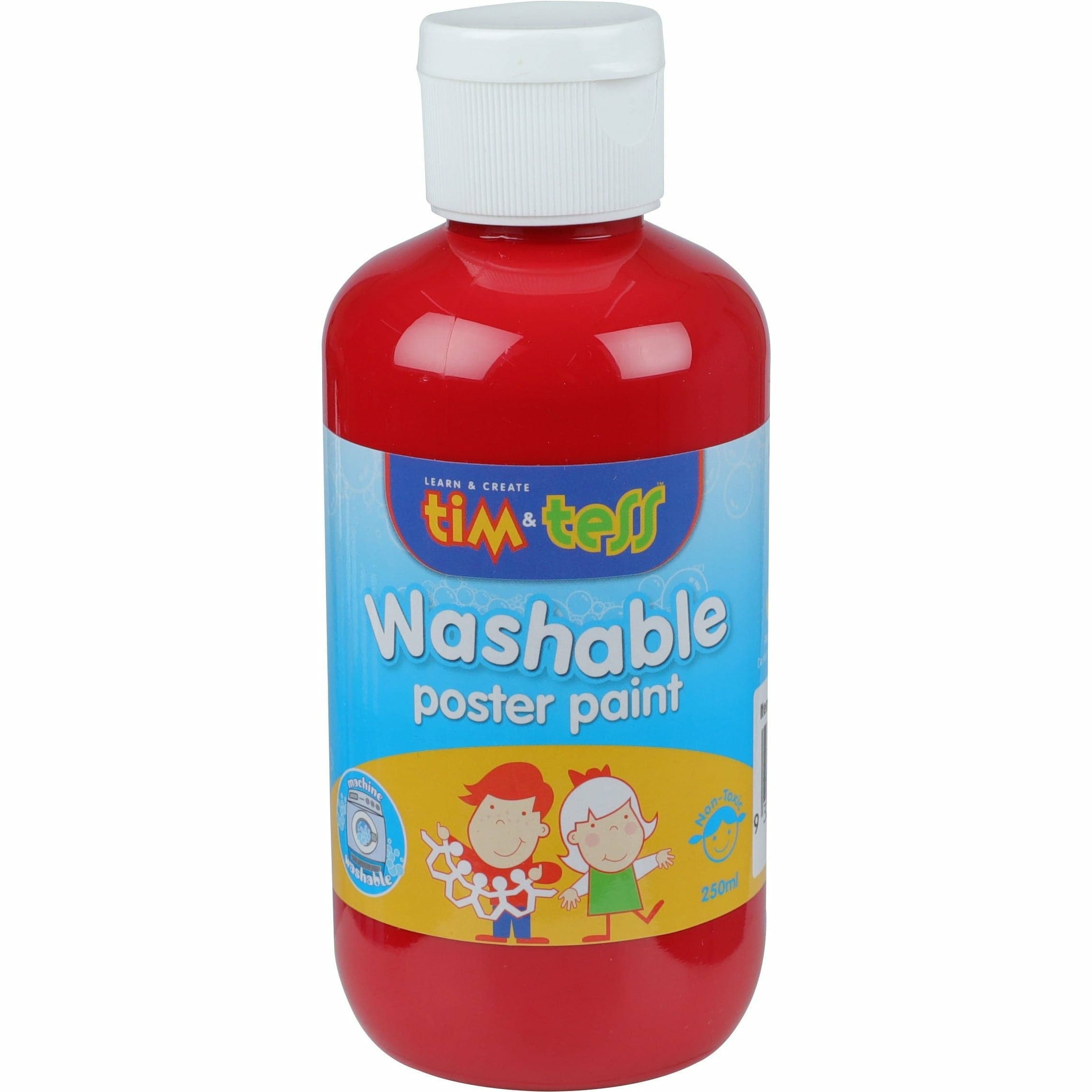 Image of Tim & Tess Children's Washable Poster Paint Red 250ml