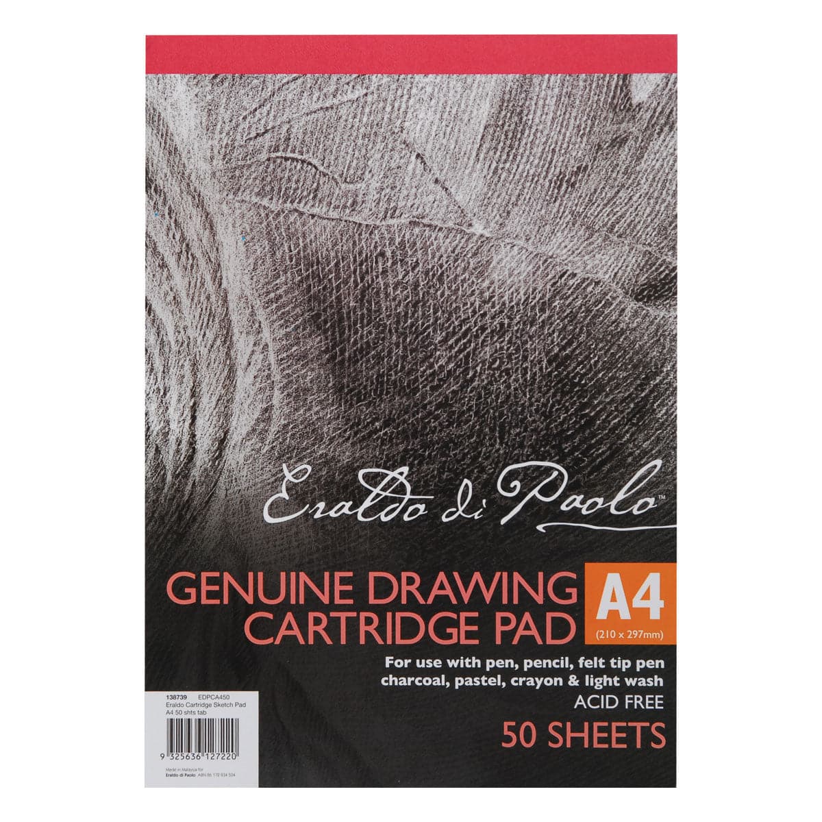 Image of Eraldo Di Paolo A4 Genuine Drawing Cartridge Pad 110gsm 50 Sheets