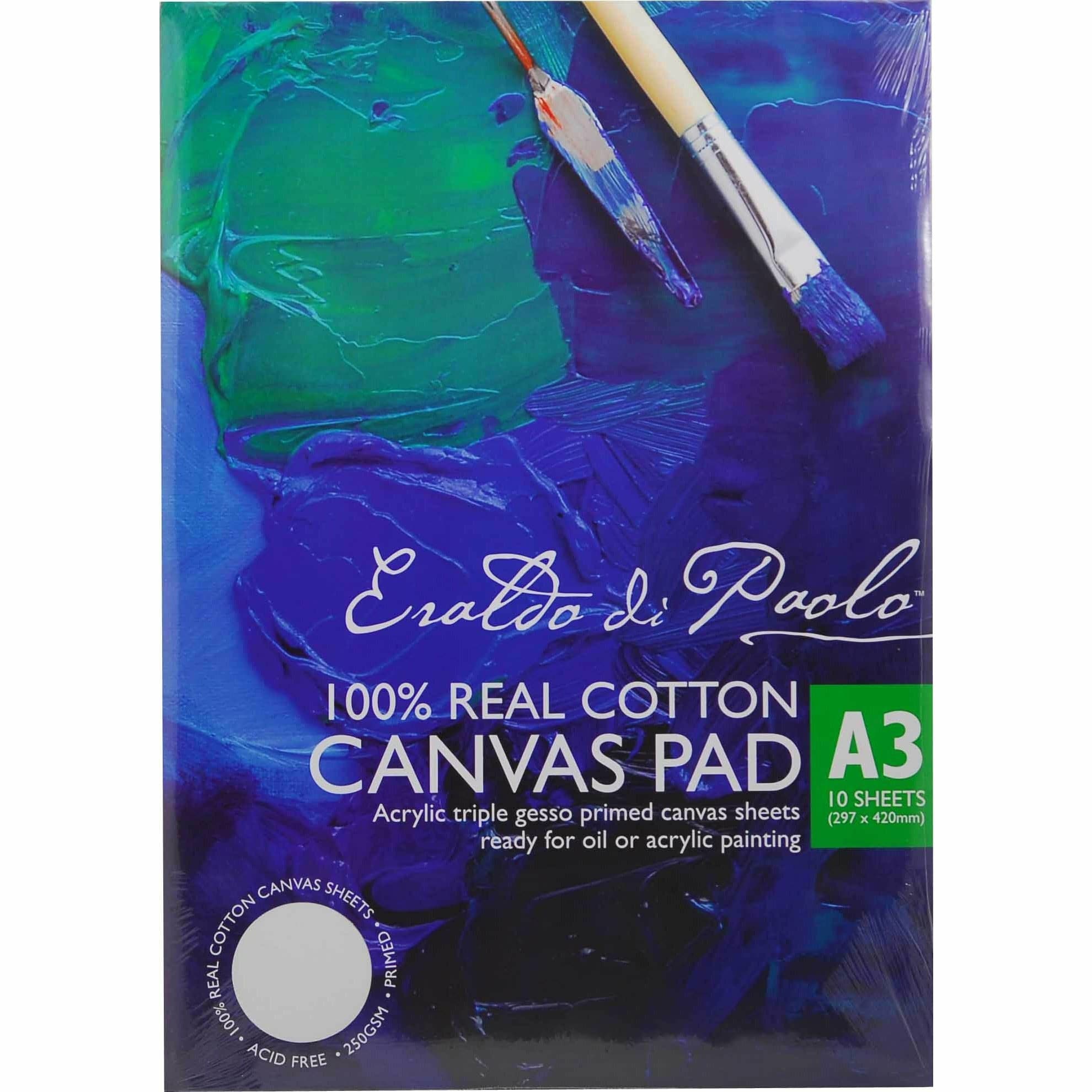 Image of Eraldo Di Paolo Canvas Pad 250gsm A3 10 Sheets