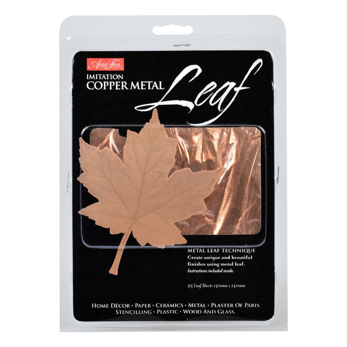 Image of Artist First Choice Copper Metal Leaf Composition 25 Sheets