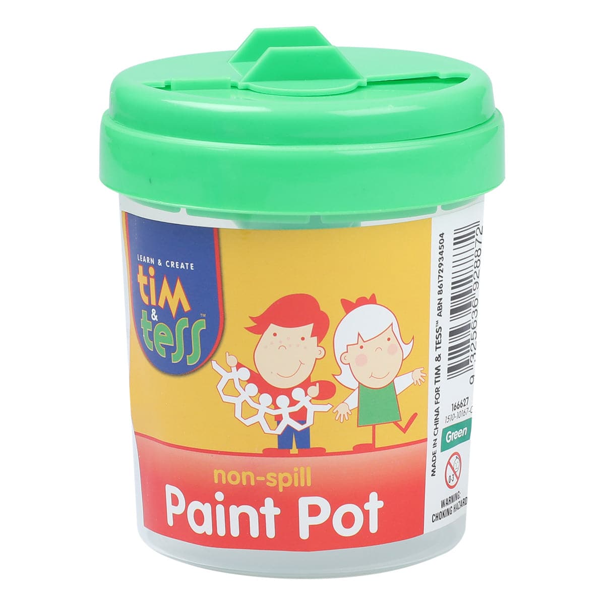 Image of Tim & Tess Non Spill Paint Pot Green