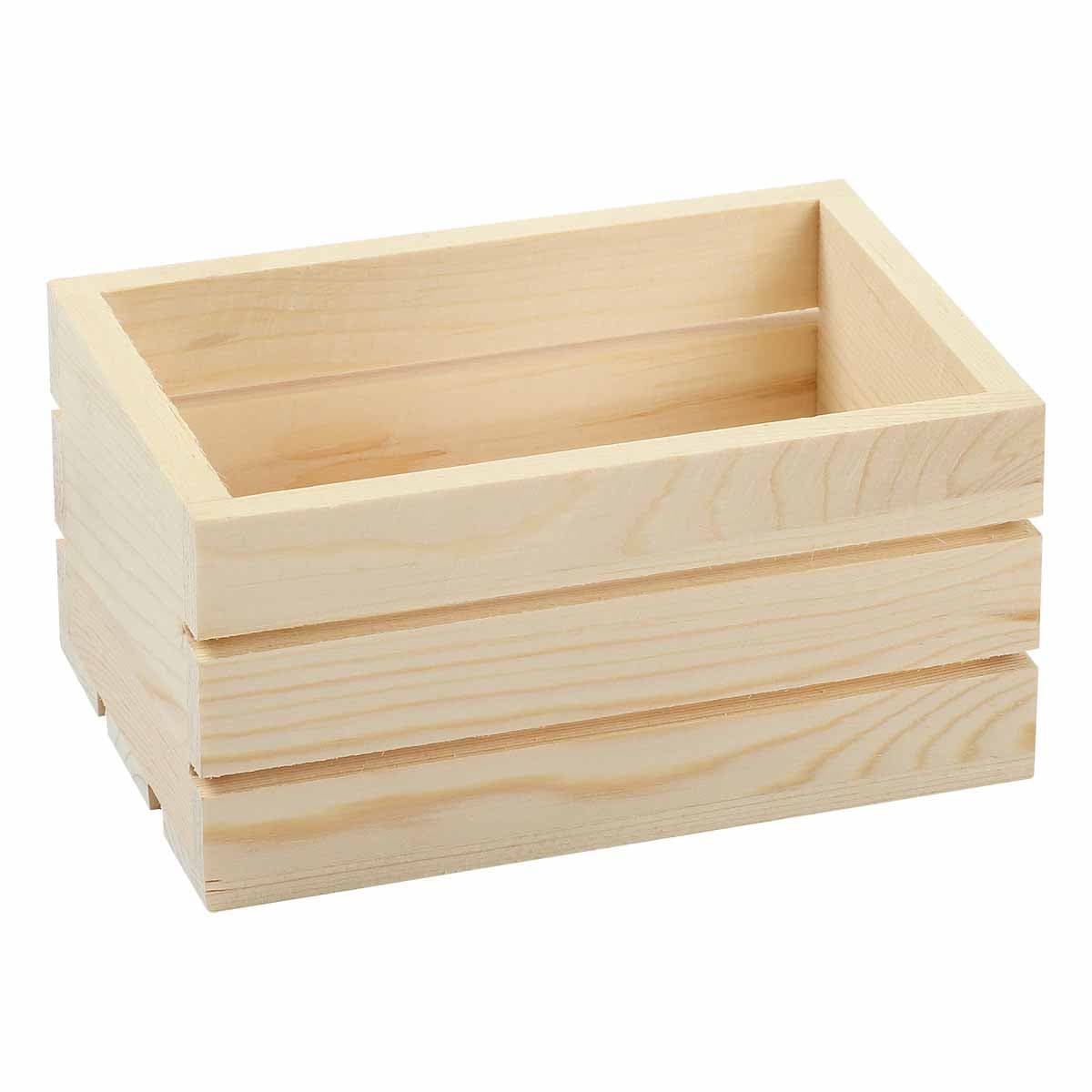 Image of Tim & Tess Mini Wooden Crate 12.5 x 8.5 x 6cm