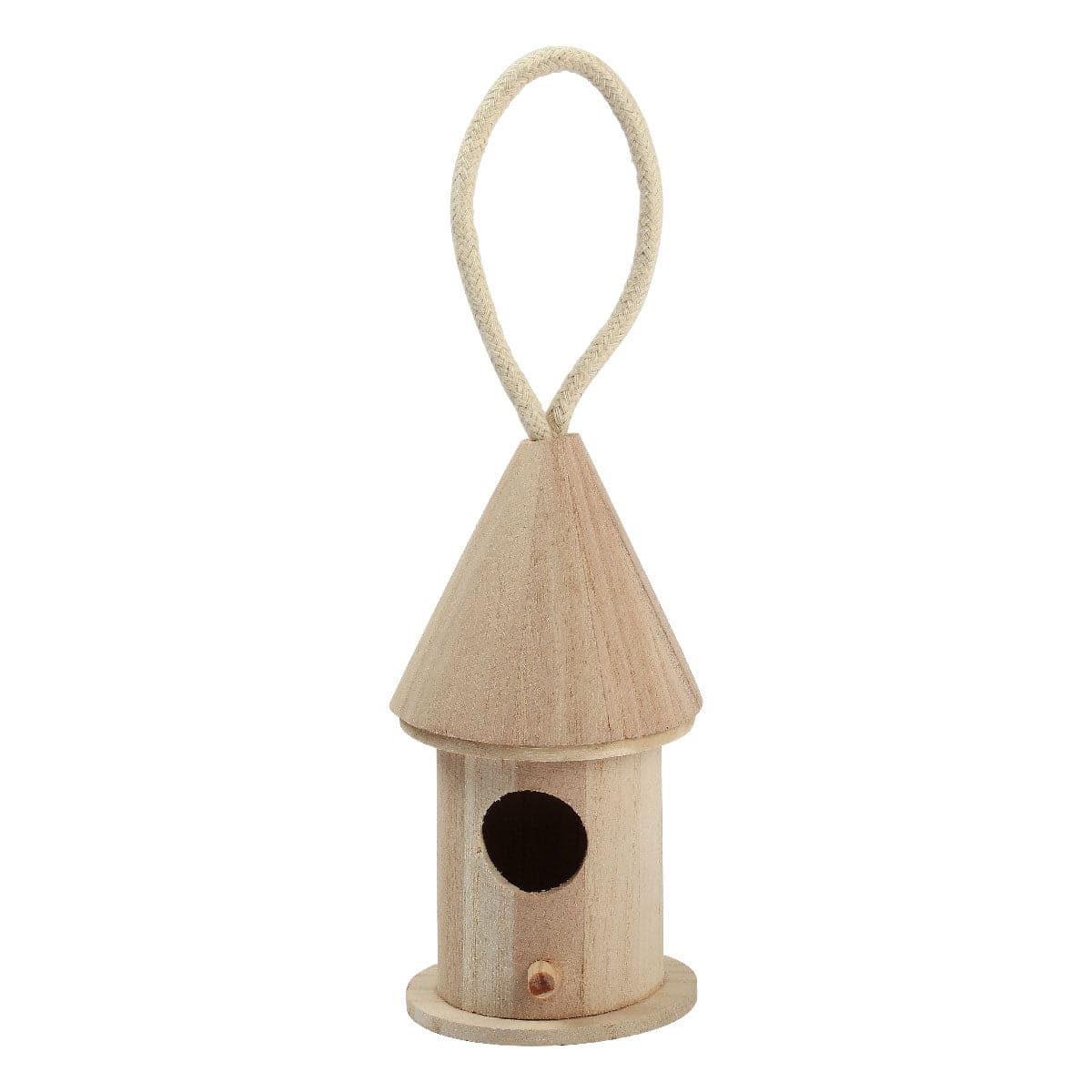 Image of Tim and Tess Mini Wooden Bird House 14 x 7cm