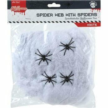 Image of Artstar Spider Web with Spiders 60g White