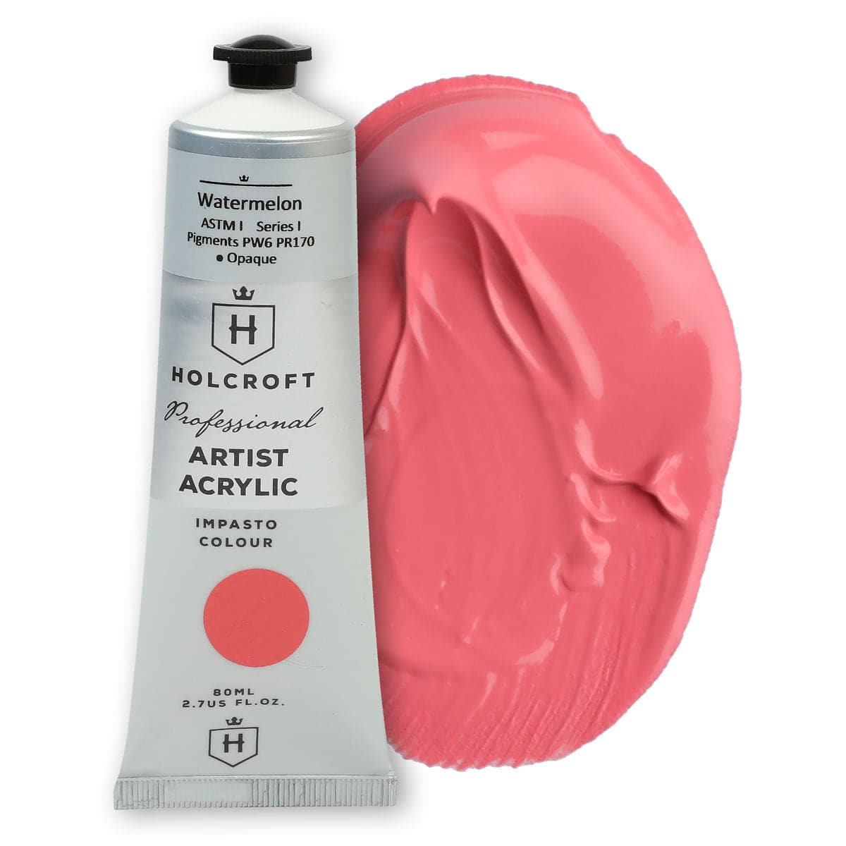 Image of Holcroft Professional Acrylic Impasto Paint Watermelon S1 80ml