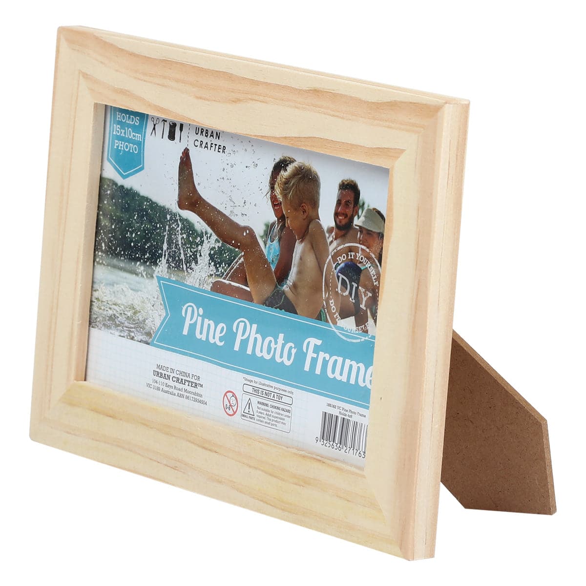 Image of Urban Crafter Pine Photo Frame Holds 18 x 13 x 1.5cm