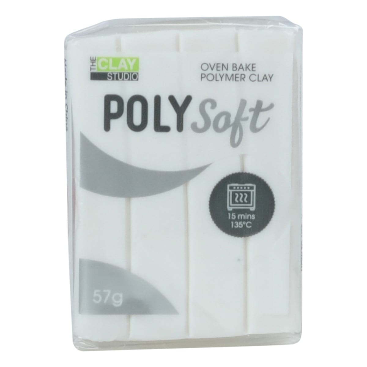 Image of The Clay Studio Polymer Clay White Translucent 57g