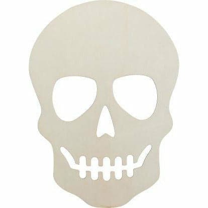 Image of Plywood Laser Cut Skull