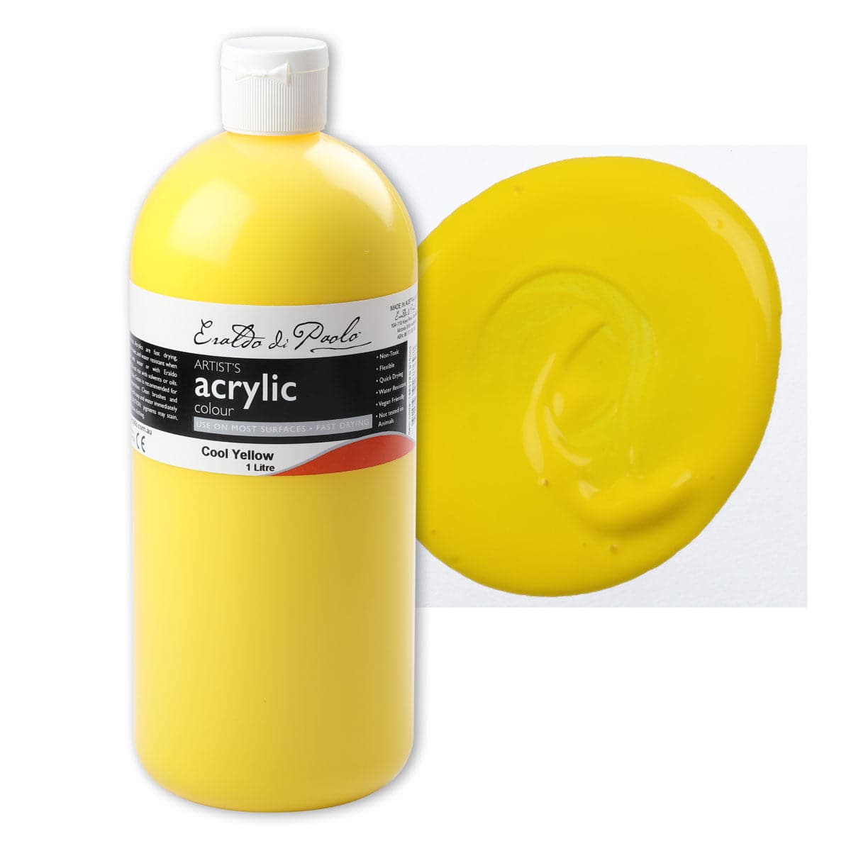 Image of Eraldo Di Paolo Acrylic Paint Cool Yellow 1L