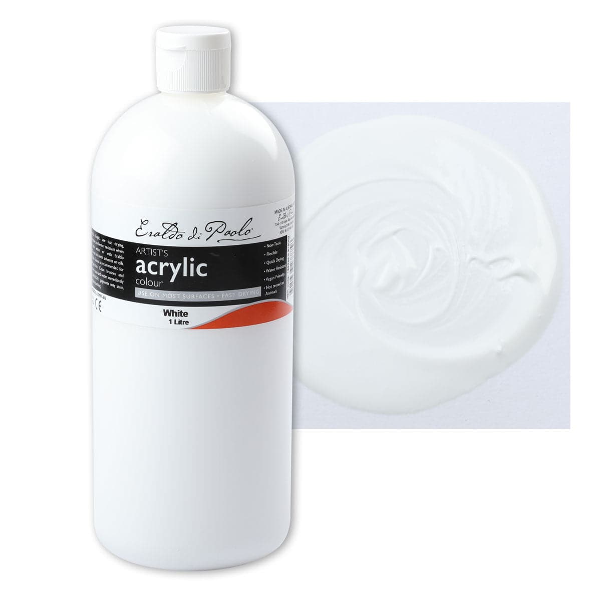 Image of Eraldo Di Paolo Acrylic Paint White 1 Litre