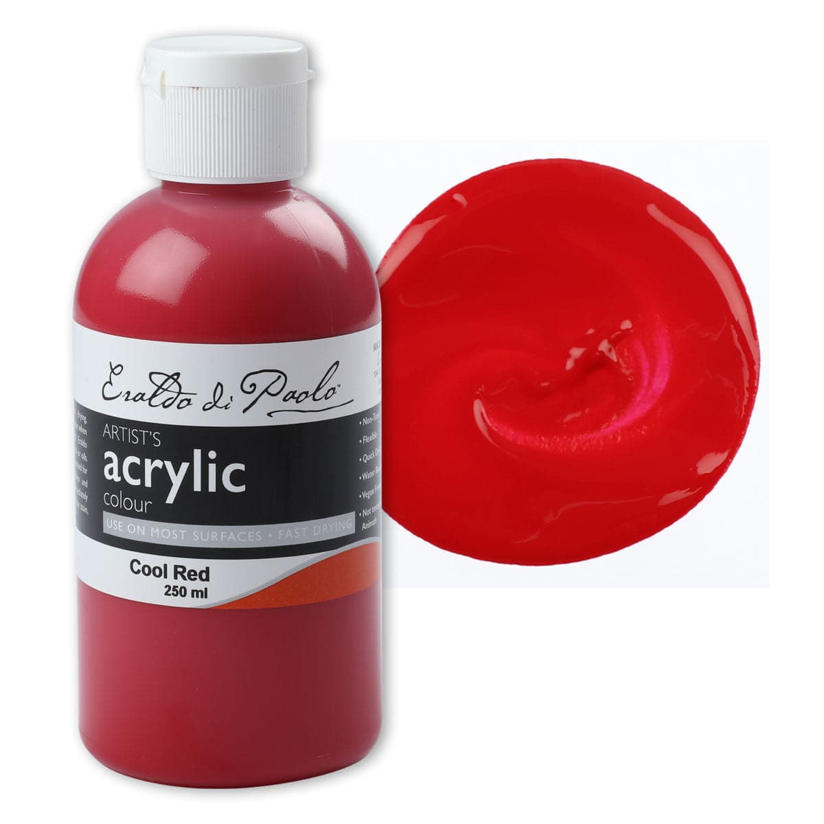 Image of Eraldo Di Paolo Acrylic Paint Cool Red 250ml