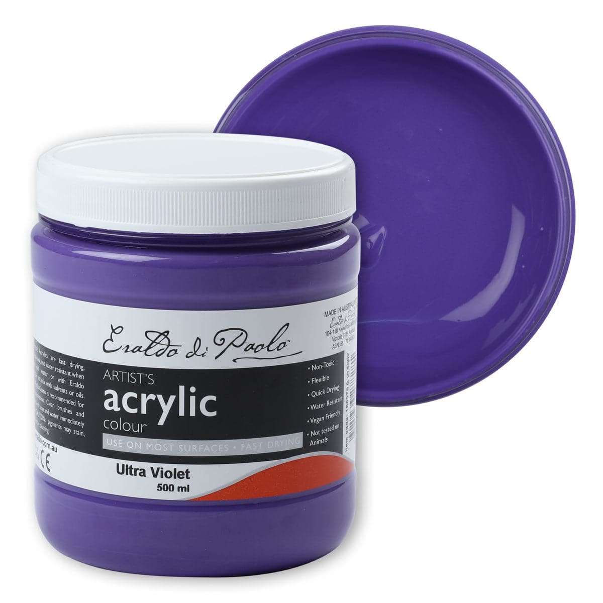 Image of Eraldo Di Paolo Acrylic Paint Ultra Violet 500ml