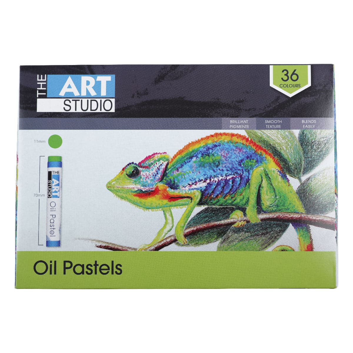 Image of The Art Studio Oil Pastel Assorted Colours 36 Piece Set