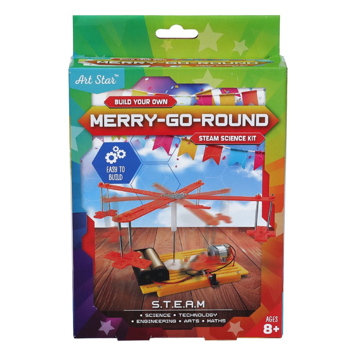 Image of Art Star Build You Own Merry-Go-Round STEAM Science Kit