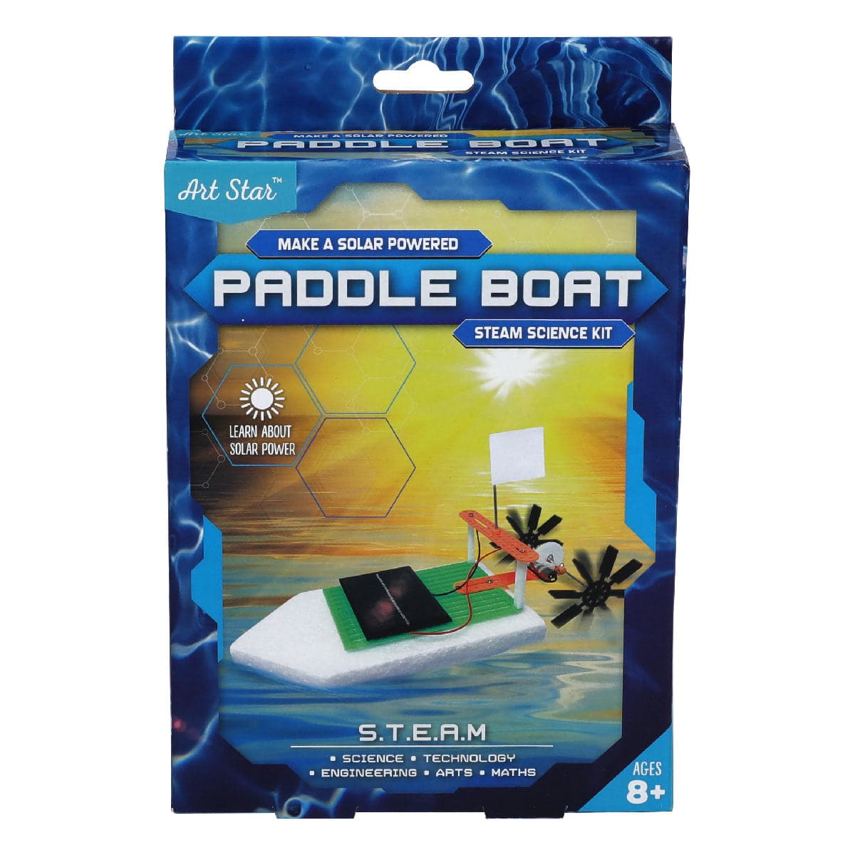 Image of Art Star Make A Solar Powered Paddle Boat STEAM Science Kit