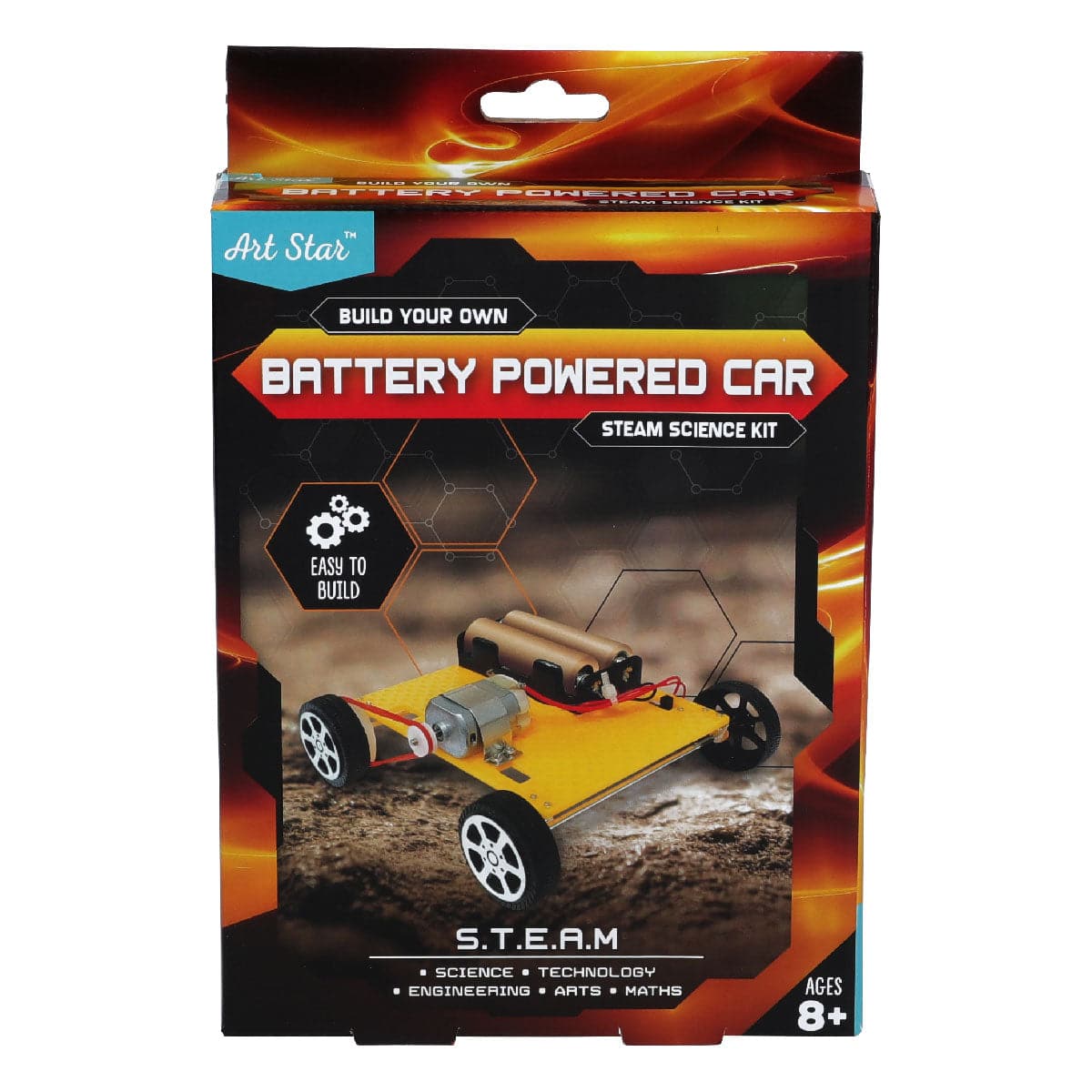 Image of Art Star Build Your Own Battery Powered Car STEAM Science Kit