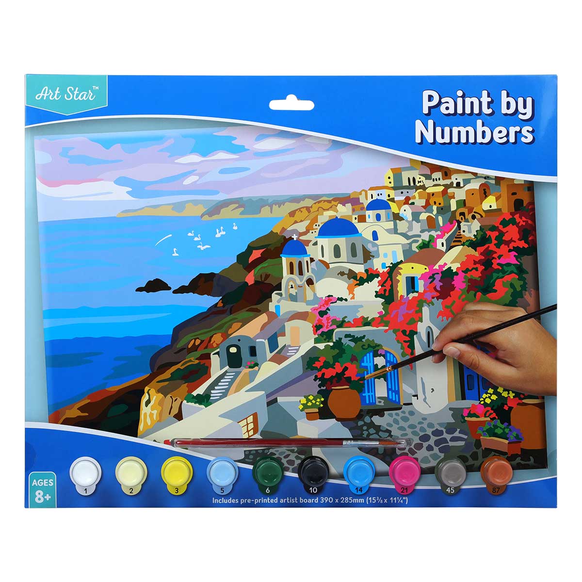 Image of Art Star Paint By Numbers Santorini Large