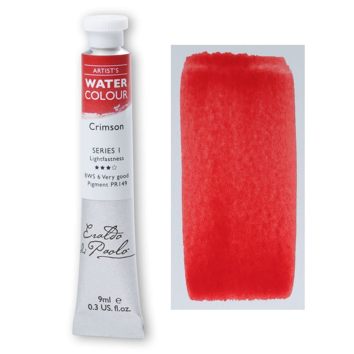 Image of Eraldo Di Paolo Watercolour Crimson 9ml