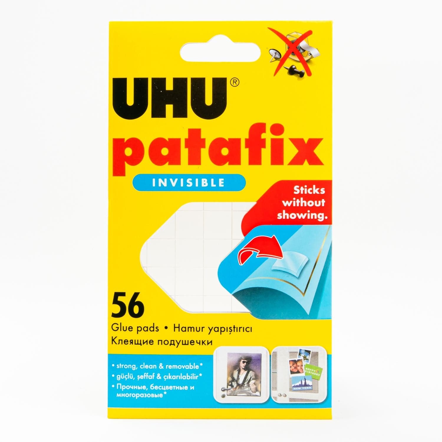 Image of UHU Patafix Invisible – Pack of 56 Pads